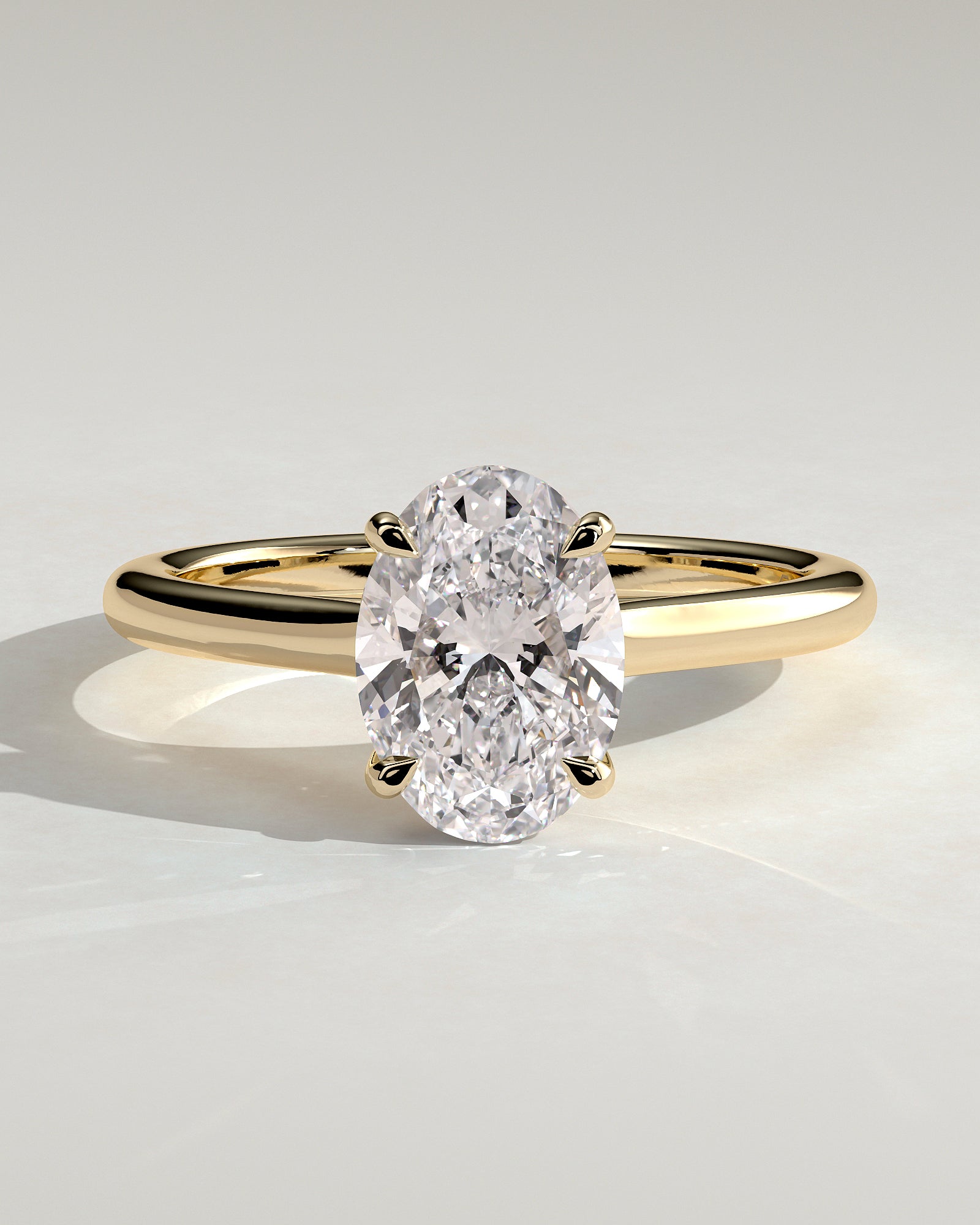 Round Halo, Pave & Split Shank Engagement Ring – 1.93 CT Lab Grown Diamond